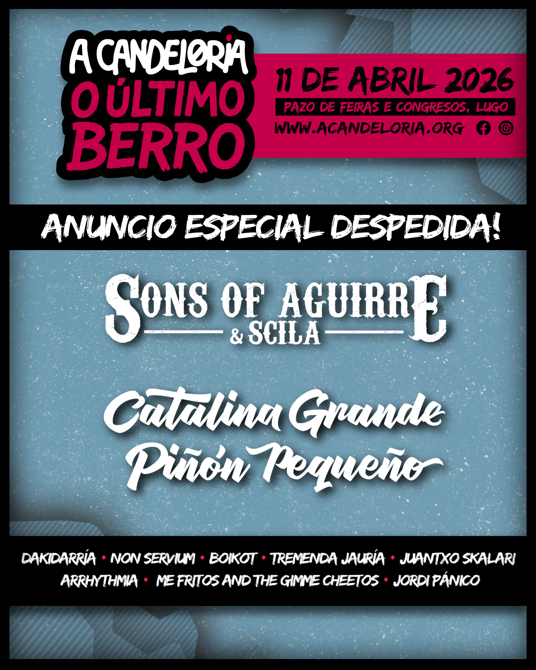 Anuncio especial despedida!